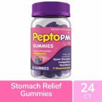 Pepto-Bismol PM Regular Strength Multi-Symptom Antacid Wild Berry Gummies