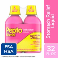 Pepto-Bismol 5 Symptom Relief Liquid Twin Pack