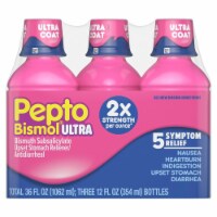 Pepto Bismol Ultra Strength, Original Flavor, Triple Pack (36 Ounce Total)