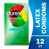 Durex Tropical Flvor & Colr Mix Ultra Fine Lubratec OLatex Condoms