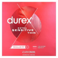 Durex Extra Sensitive Ultra Fine Lubricated Latex Condoms