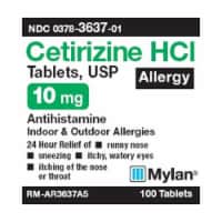 Mylan® Allergy Tablets 10 mg Perspective: Main