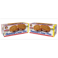 Oatmeal Creme Pies, Big Packs, 2 Boxes, 24 Individually Wrapped Sandwich Cookies