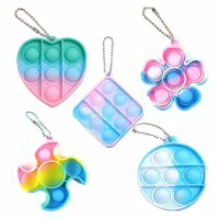 5 Pack Mini Push Pop Bubble Sensory Fidget Popper