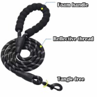 Black No Pull Dog Harness for Small Dogs, Cats and 5 FT Padded Leash for 13-22lb