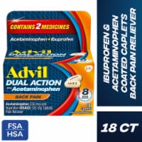Advil Dual Action Back Pain Ibuprofen & Acetaminophen Caplets