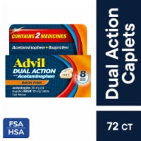 Advil Dual Action Back Pain Caplets with Ibuprofen and Acetaminophen for 8 Hours of Back Pain Relief Perspective: Main