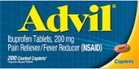 Advil Pain Reliever and Fever Reducer, Ibuprofen 200mg for Pain Relief Perspective: Main
