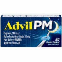 Advil® PM Pain Reliever/Nighttime Sleep Aid Coated Caplets