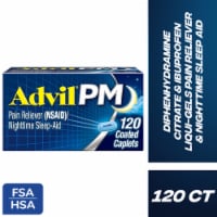 Advil PM Pain Reliever and Nighttime Sleep Aid Ibuprofen