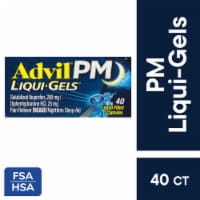 Advil PM Liqui-Gels Pain Reliever and Nighttime Sleep Aid Ibuprofen