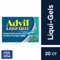 Advil Liqui-Gels Pain Reliever and Fever Reducer, Ibuprofen 200 mg for Pain Relief Perspective: Main