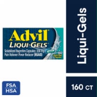 Advil LiquiGels Pain Reliever and Fever Reducer Ibuprofen 200 mg Pain Relief Perspective: Main