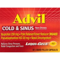 Advil Cold & Sinus Liquid Filled Capsules Perspective: Main