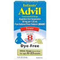 Advil Infants' Ibuprofen White Grape Flavored Oral Suspension 50mg