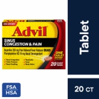 Advil Sinus Congestion and Pain Reliever with Sinus Relief Ibuprofen