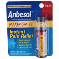 Anbesol® Maximum Strength Instant Pain Relief Liquid Perspective: Main