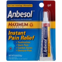 Anbesol Maximum Strength Instant Oral Pain Relief Gel