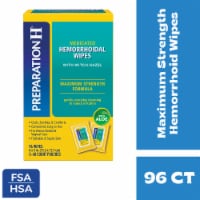 Preparation H Hemorrhoid Wipes Witch Hazel for Skin Irritation Relief