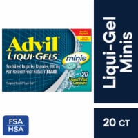 Advil Liqui-Gels minis Pain Reliever and Fever Reducer Ibuprofen 200 mg for Pain Relief Perspective: Main