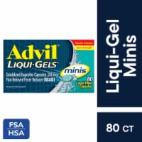 Advil LiquiGels minis Pain Reliever and Fever Reducer Ibuprofen 200 mg Pain Relief Perspective: Main
