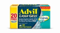 Advil® Minis Solubilized Ibuprofen Pain & Fever Reducer Liqui-Gels® Perspective: Main