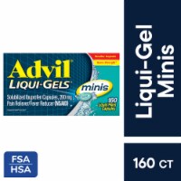 Advil Liqui-Gels minis Pain Reliever and Fever Reducer Ibuprofen 200 mg for Pain Relief Perspective: Main