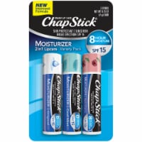ChapStick Cherry Cool Mint and Original Avobenzone Moisturizing Lip Balm Tubes Variety Pack Perspective: Main