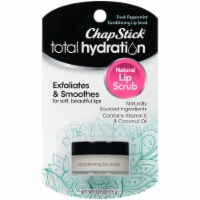 ChapStick Total Hydration Fresh Peppermint Natural Conditioning Lip Scrub