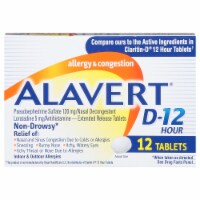Alavert 12-Hour Non-Drowsy Allergy & Sinus Relief Extended Release Tablets