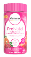Centrum Prenatal Multivitamin Gummies with DHA and Folic Acid, Mixed Berry and Orange Flavors Perspective: Main