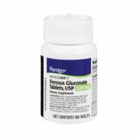 Perrigo® Ferrous Gluconate Tablets 324mg Perspective: Main