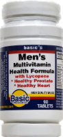 Basic Men's Multi-Vitamin Health Formula with Lycopene Tablets Perspective: Main