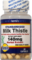 Basic Standardized Milk Thistle Extract Capsules 140mg Perspective: Main