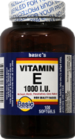 Basic Vitamin E Softgels 1000IU Perspective: Main