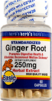 Basic Ginger Root Capsules 250mg Perspective: Main