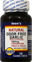 Basic Natural Odor Free Garlic Tablets 500mg Perspective: Main