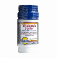 Basic Vitabasic Senior Multi-Vitamin & Multi-Mineral Tablets Perspective: Main