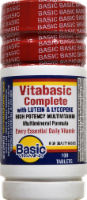 Basic Vitabasic Complete Multi-Vitamin & Multi-Mineral Formula Tablets Perspective: Main
