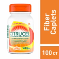 Citrucel Methylcellulose Fiber Orange Flavor for Occasional Constipation Relief Caplets Perspective: Main