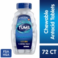 TUMS Chewable Ultra Strength Heartburn Relief Peppermint Antacid Tablets