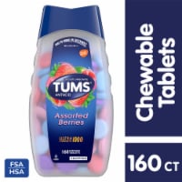 TUMS Ultra Strength Assorted Berries Chewable Antacid Tablets Perspective: Main