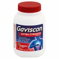 Gaviscon Extra Strength Cherry Chewable Fast-Acting Heartburn Relief Tablet