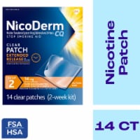 NicoDerm CQ Step 2 Clear 14 mg Nicotine Patches