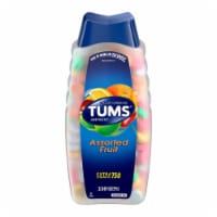 TUMS Chewable Antacid Tablets Assorted Fruit Flavors