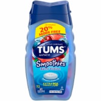 Tums Smoothies Berry Fusion Antacid Tablets