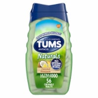 TUMS Naturals Coconut Pineapple Chewable Antacid Tablets