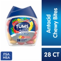 TUMS Chewy Bites Lemon & Strawberry Chewable Antacid Tablets