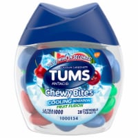 Tums Fruit Fusion Cooling Sensation Antacid Chewy Bites