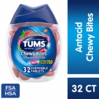 TUMS Chewy Bites Assorted Berries Chewable Antacid Tablets